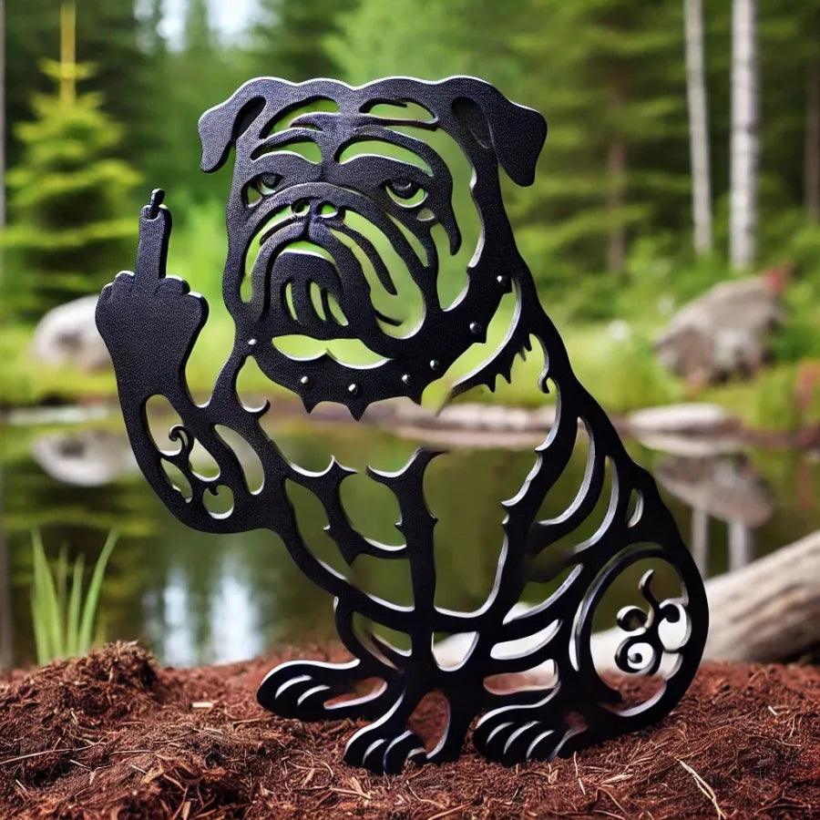 🤣Hilarious Bigfoot Middle-Finger Metal Yard Decor