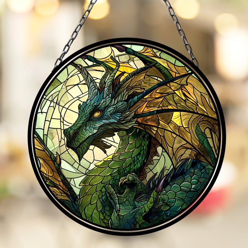 🎄2024 Christmas Gift 50% Off--Acrylic Colorful Dragon Suncatcher Ornament