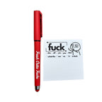 💝 Fresh Outta Fucks Pad and Pen