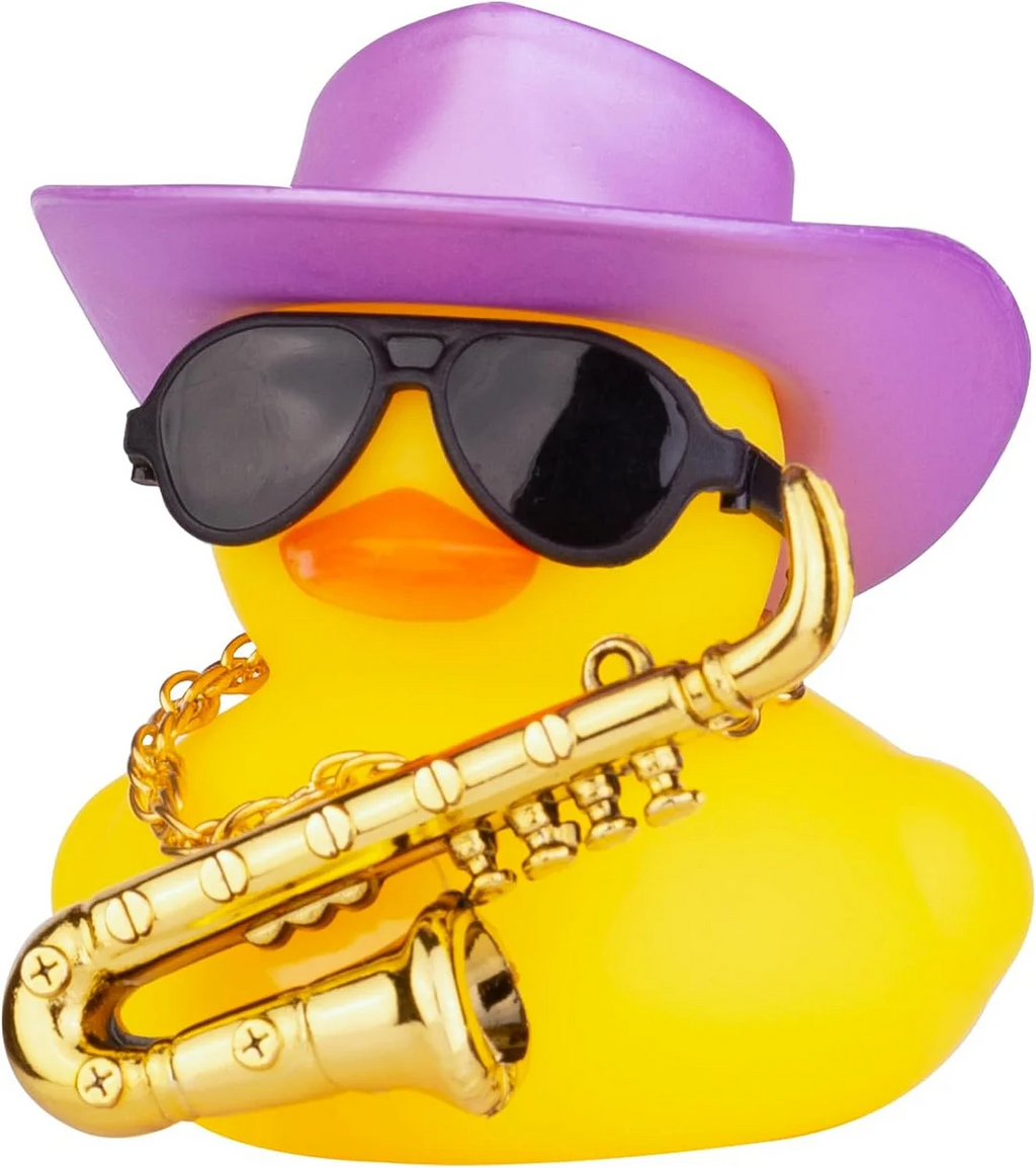 🐤FUN RUBBER DUCK DASHBOARD DECORATION
