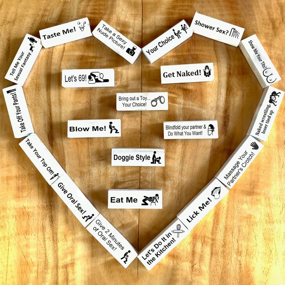Super Naughty Block Tower Jenga Game, Naughty Gift For Couple - Couple Activities & Date Night Ideas