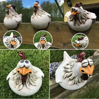 🐔Funny Chicken Garden Fence Decoration🐔