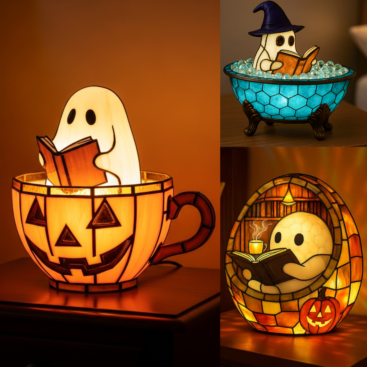🔥Last Day Promotion 50% OFF🔥 - Ghost Reading Book Lamp