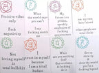 💟Funny Affirmation Card Gift With Storage Pouch💞