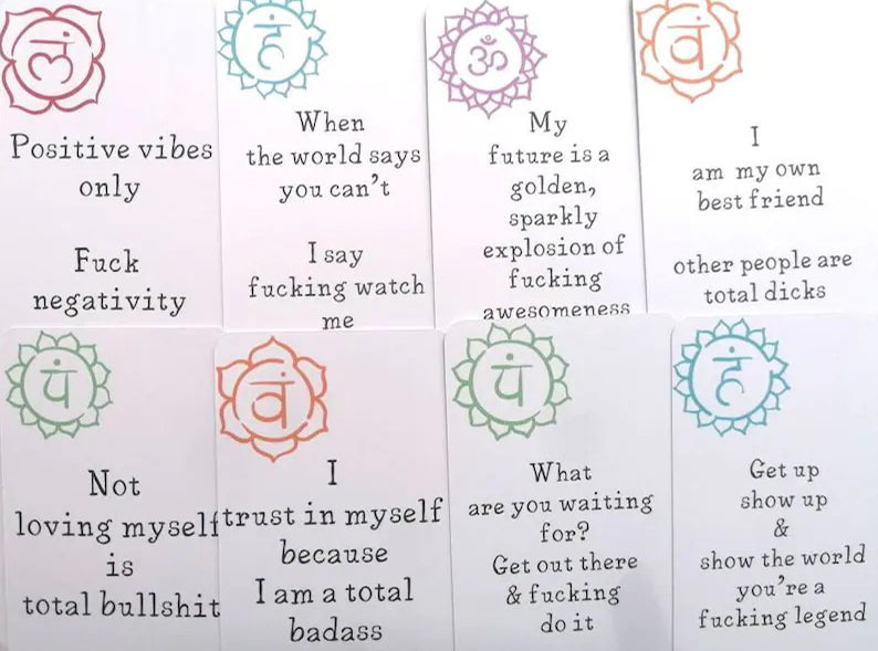 🎅Funny Affirmation Card Gift With Storage Pouch🎁