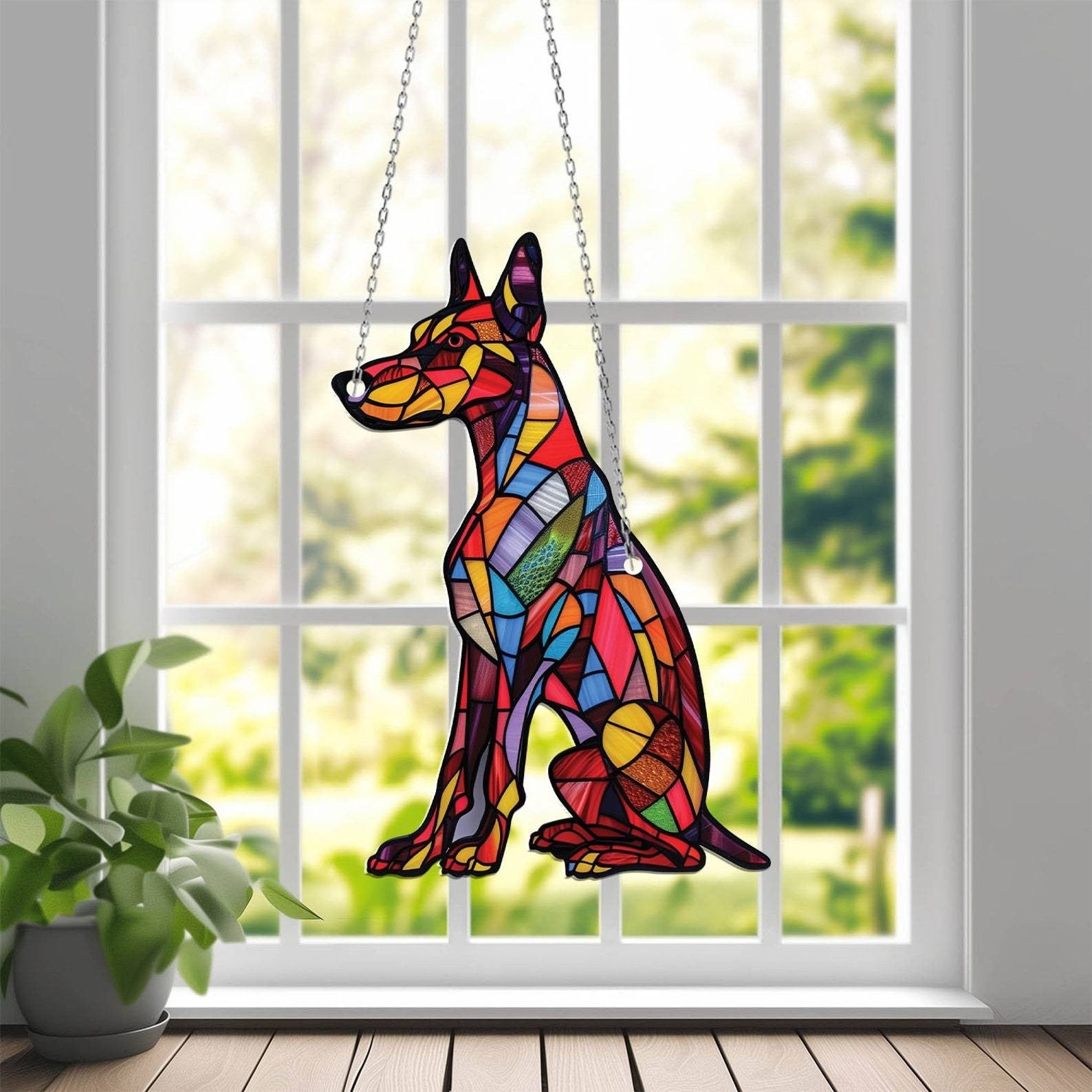🐶Dog Window Hanging