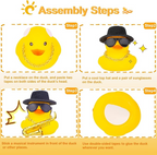 🐤FUN RUBBER DUCK DASHBOARD DECORATION