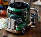 Semi-Truck Coffee Mugs