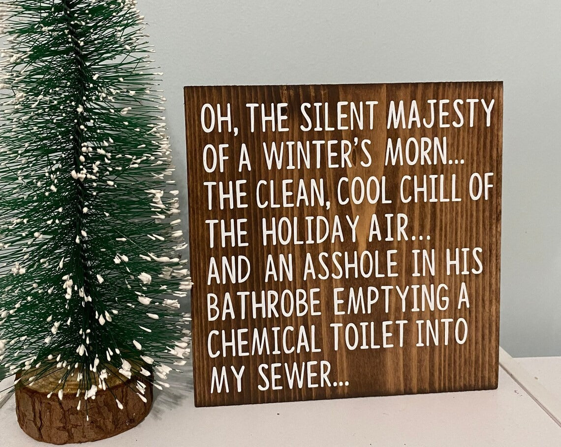 🤣FUNNY WOODEN OFFICE DESK SIGN💦