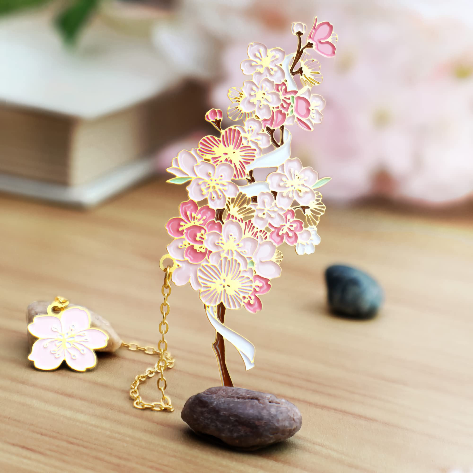 ✨Delicate Gift--🌷Metal Flower Bookmarks For Book Lovers