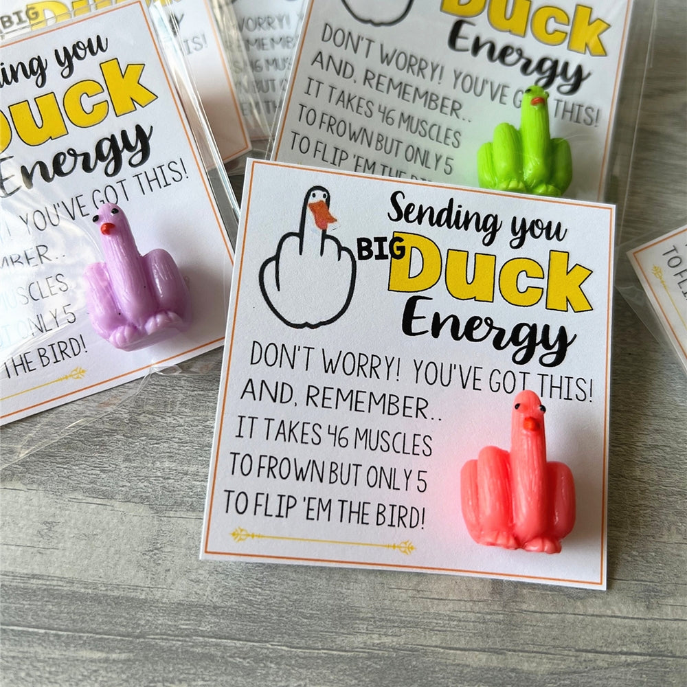 🤣Funny Middle Finger Duck Lucky Charm Gift🤣