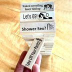 Super Naughty Block Tower Jenga Game, Naughty Gift For Couple - Couple Activities & Date Night Ideas