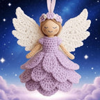 👼DIY Crochet Angel Ornament Kit 🧶| Perfect for Christmas 🎄 & Holiday Decor