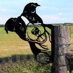 🔥HOT SALE🔥-😝Animal Metal Silhouette Ornament