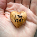 Pocket Hug Wooden Heart Token--Christmas gifts