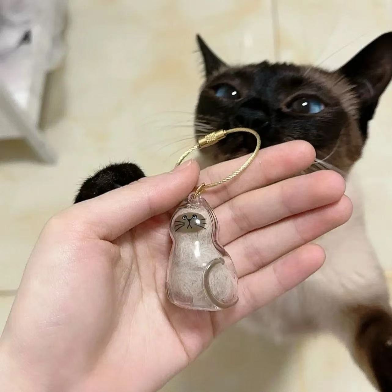 Fur-ever Loved Cat Hair Memorial Pendant