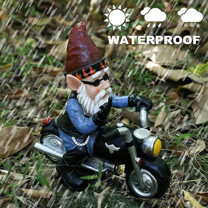 🔥BUY 2 FREE SHIPPING-Middle Finger Dwarf Motorcycle😂