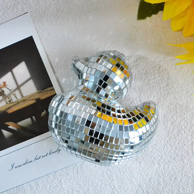 ✨🦆Charming Disco Mirror Duck