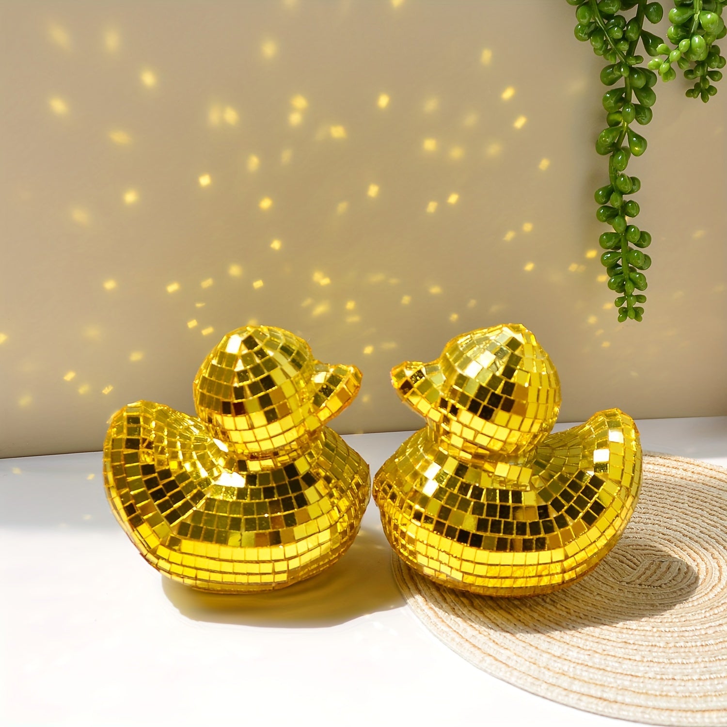 ✨🦆Charming Disco Mirror Duck