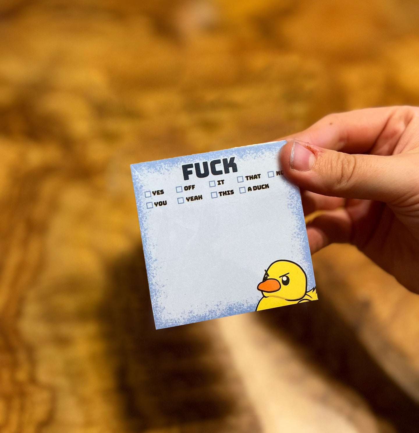 🥰Best Christmas Gift - 🤣Funny Sassy Duck Sticky Notes🎁