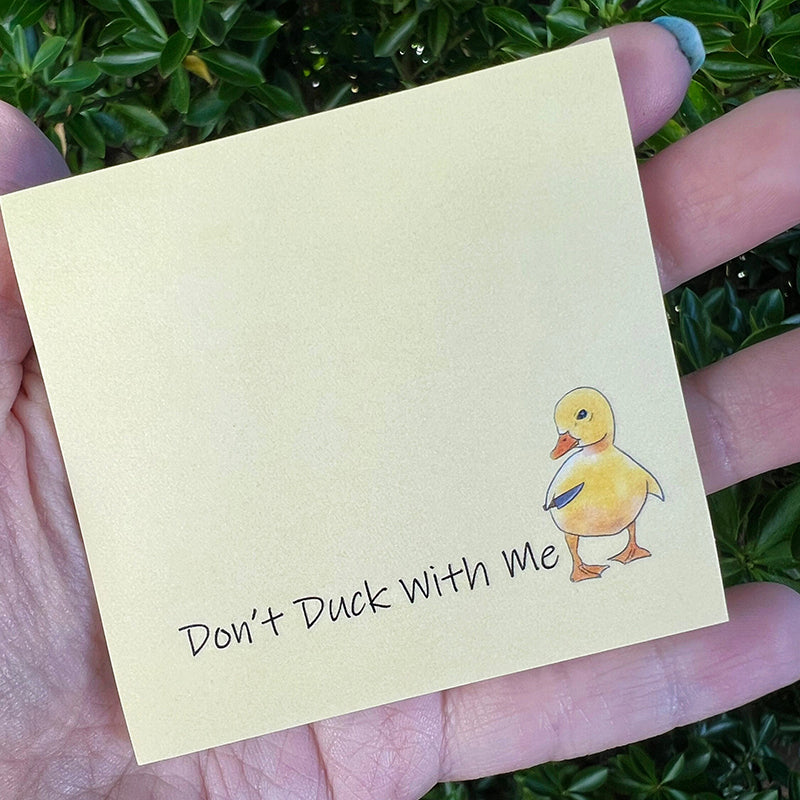 🥰Best Christmas Gift - 🤣Funny Sassy Duck Sticky Notes🎁