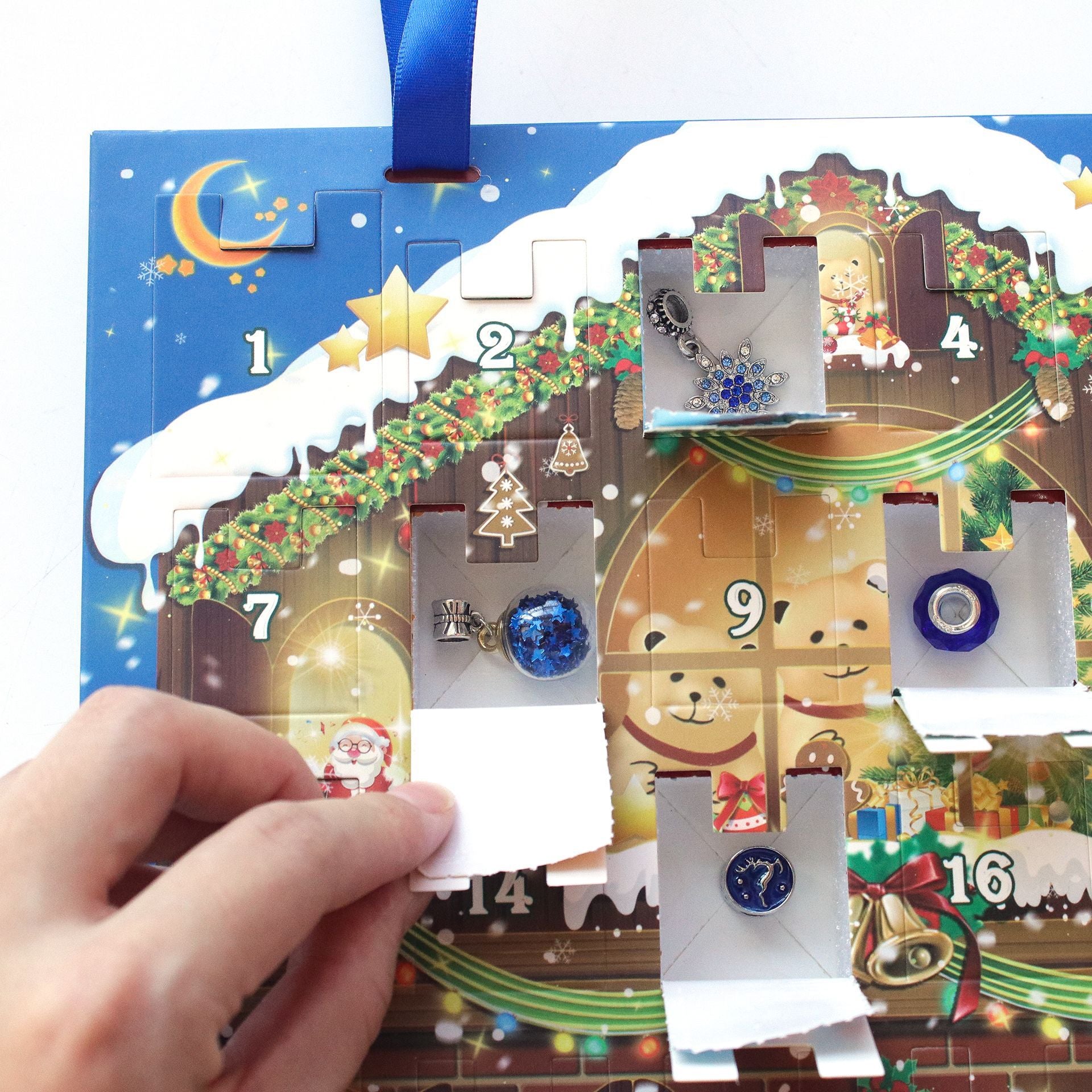 💥78% OFF NOW💥--24 Pcs DIY Christmas Advent Calendar Bracelets Set🎁