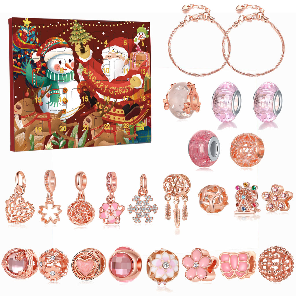 💥78% OFF NOW💥--24 Pcs DIY Christmas Advent Calendar Bracelets Set🎁