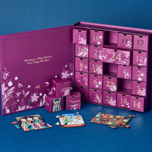 🔥Last 4 hours 50% OFF - 🧩24 Days Of Christmas Puzzles Advent Calendar