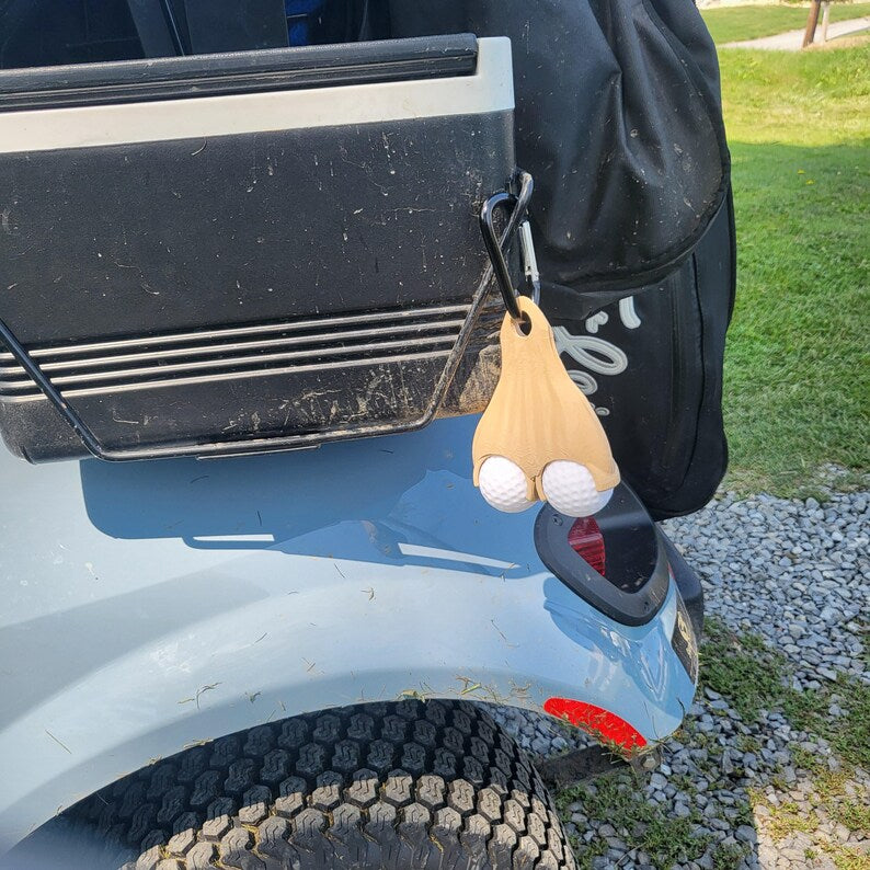 Golf Ball Testicle Sac Holder: The Ultimate Gag Golfer Gift! ⛳🤣