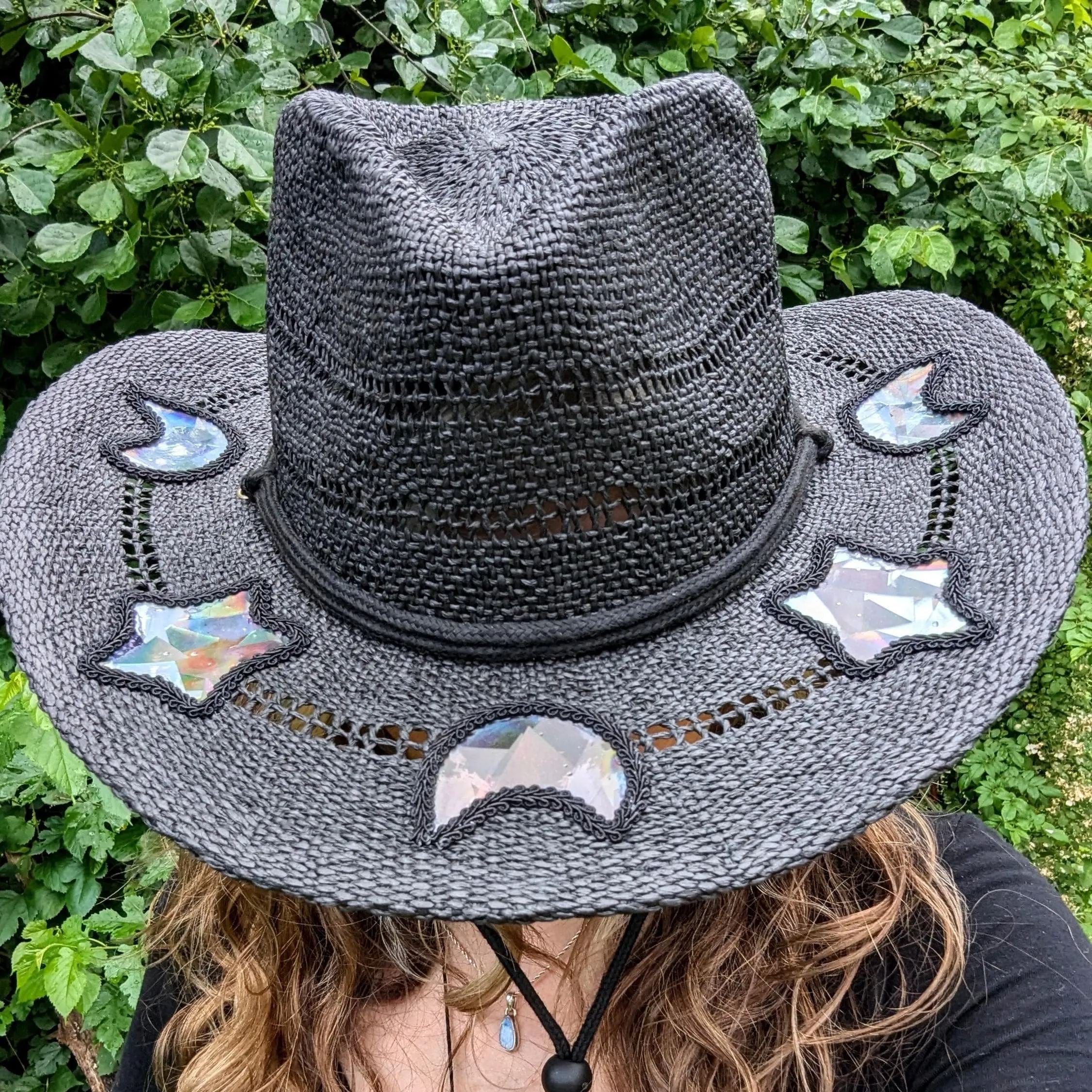 Last Day 50% OFF🔥Suncatcher Cowgirl Straw Prism Hat