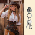 Vintage Letter Keychain