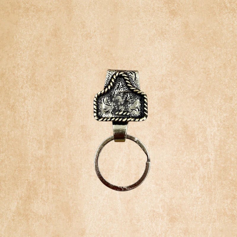 Vintage Letter Keychain