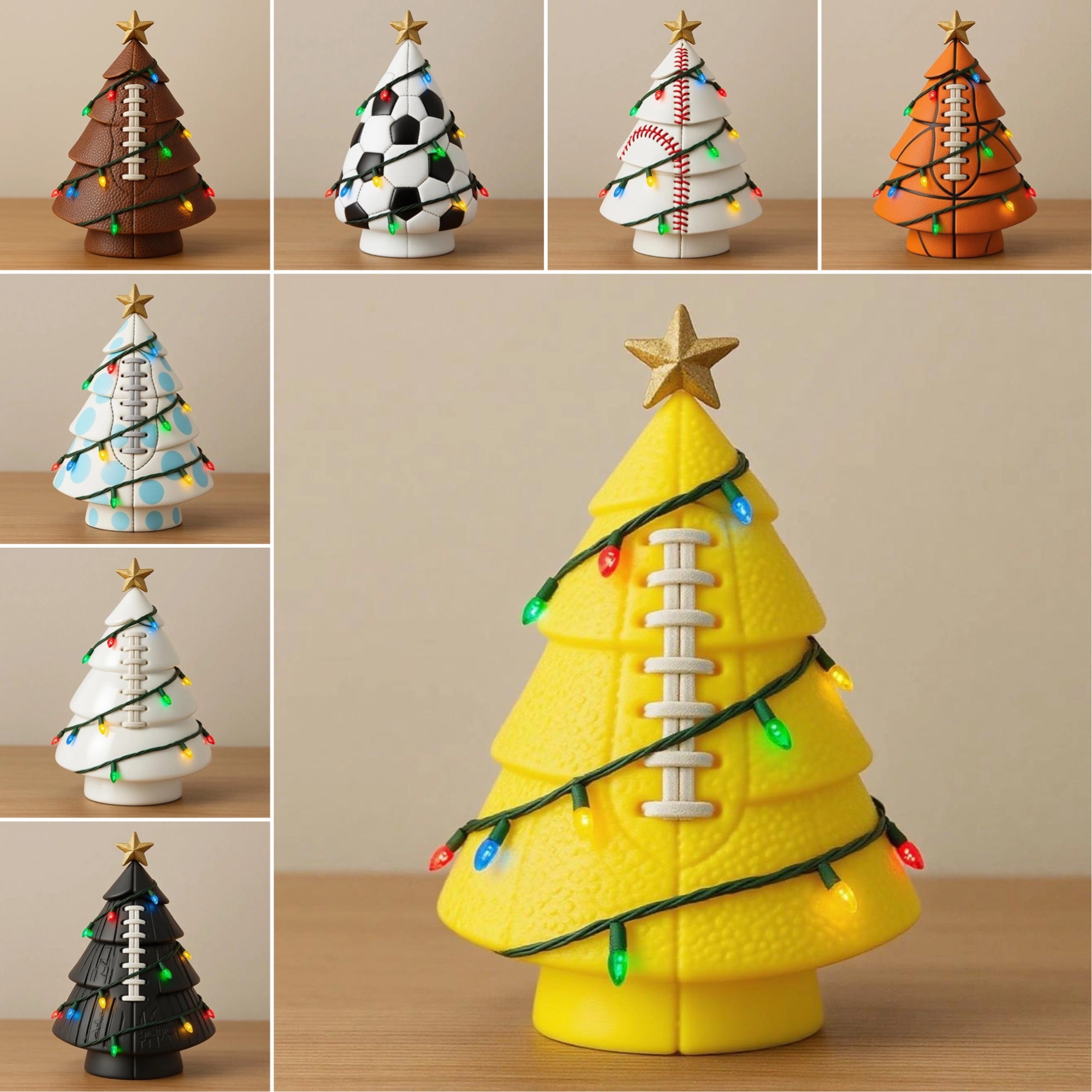 🔥Last Day 49% OFF - 🎄Football Christmas Tree Decor
