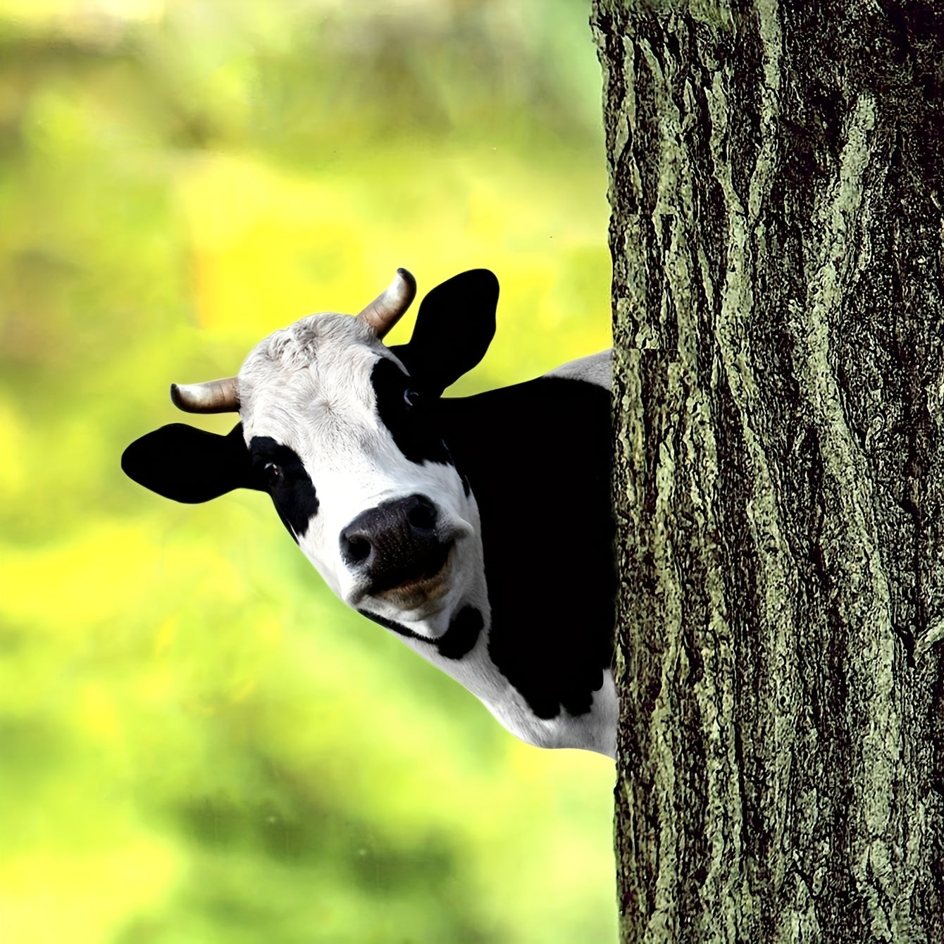 Cute Cows Head Shape Iron Silhouette - Perfect for Outdoor Garden Fence