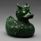 Devil's Skull Duck Ornament