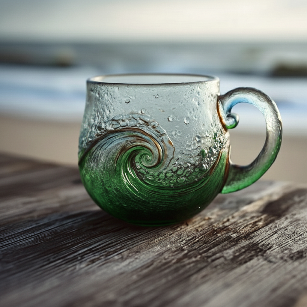 Ocean - Themed Glass Mugs