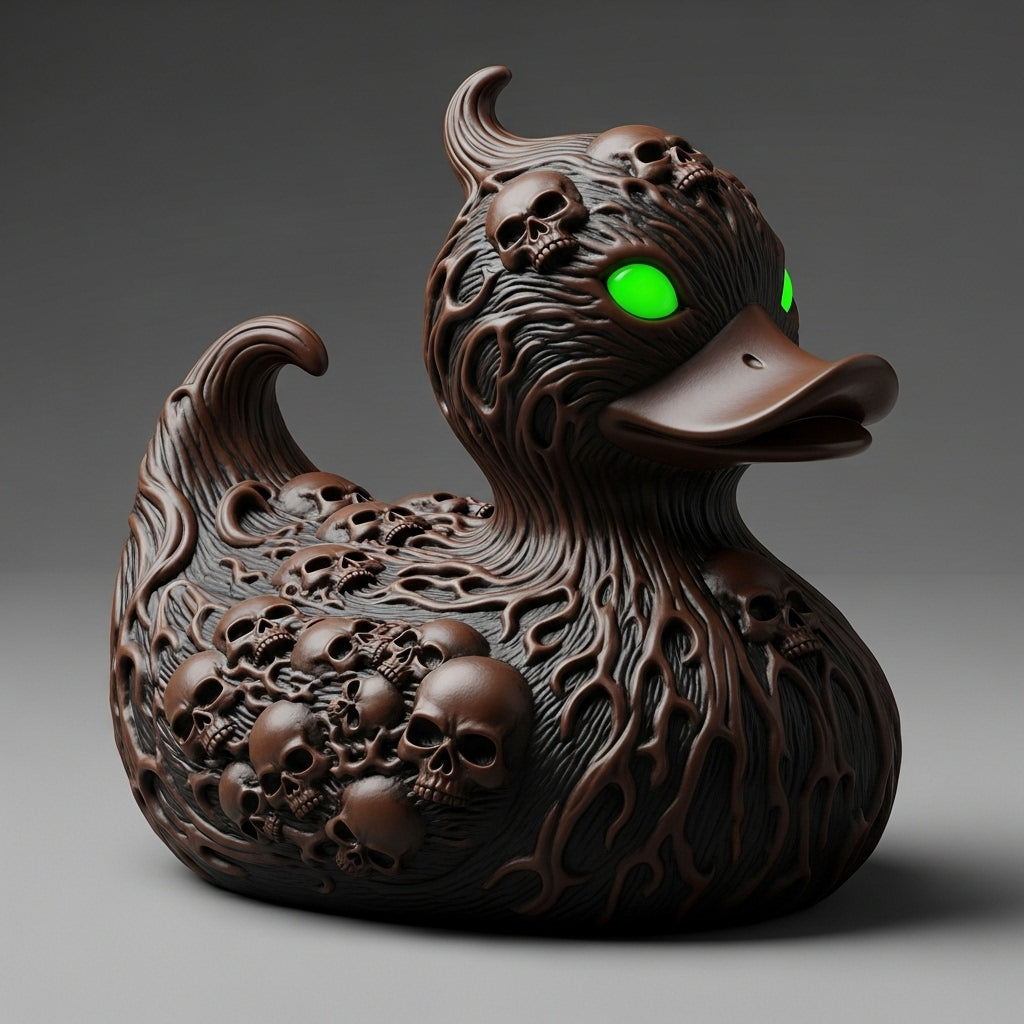 Devil's Skull Duck Ornament