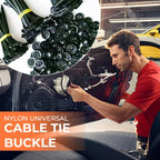 🎁49%OFF- 🚗100pcs Nylon Universal Cable Tie Buckle