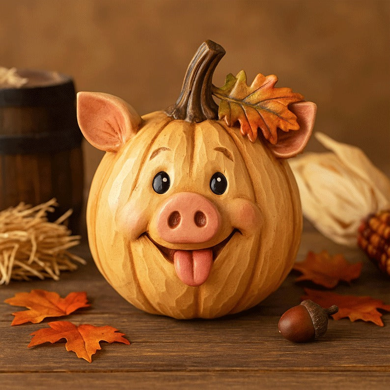 Farm Animal Pumpkin Figurines