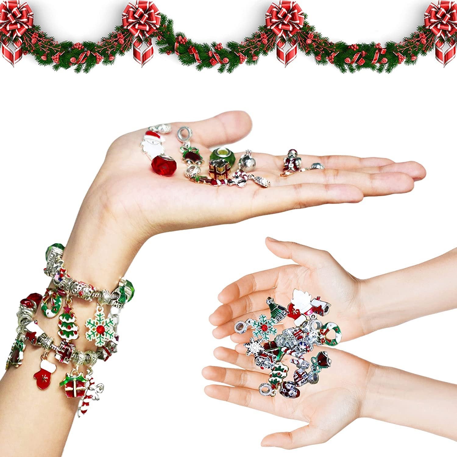 💥78% OFF NOW💥--24 Pcs DIY Christmas Advent Calendar Bracelets Set❤