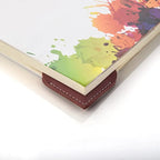 💖4 Pcs Vintage Leather Heart Bookmark Page Corner