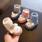 👶Baby Cartoon Plush Cotton Toddler Shoes
