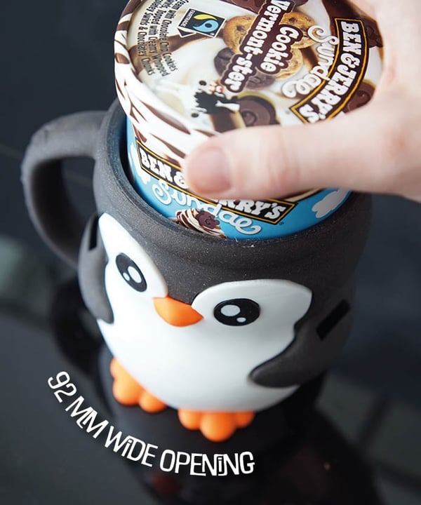 (🎁Last Day 49% OFF)🐮Ferdinand, the Highland Cow Ice Cream Pint Holder🍨🍦🍧