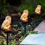 Eagle Figure Garden Solar Post