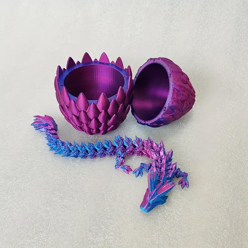 🏆LAST DAY SALE 49% OFF🐉3D-Printed Articulated Crystal Dragon