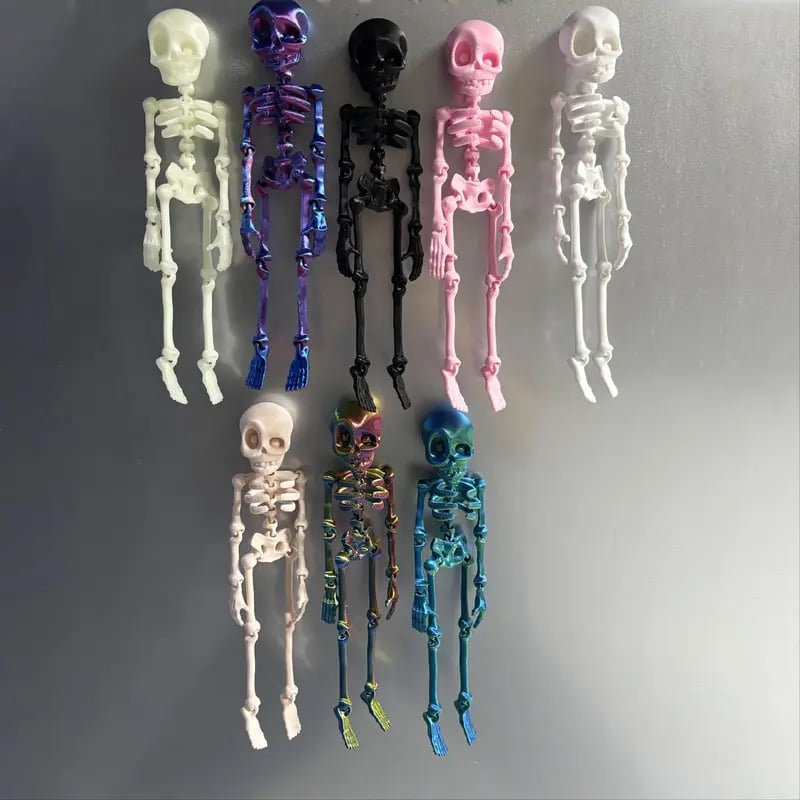 🎃3D Printed Vintage Skeleton Magnetic Figurine 🎃
