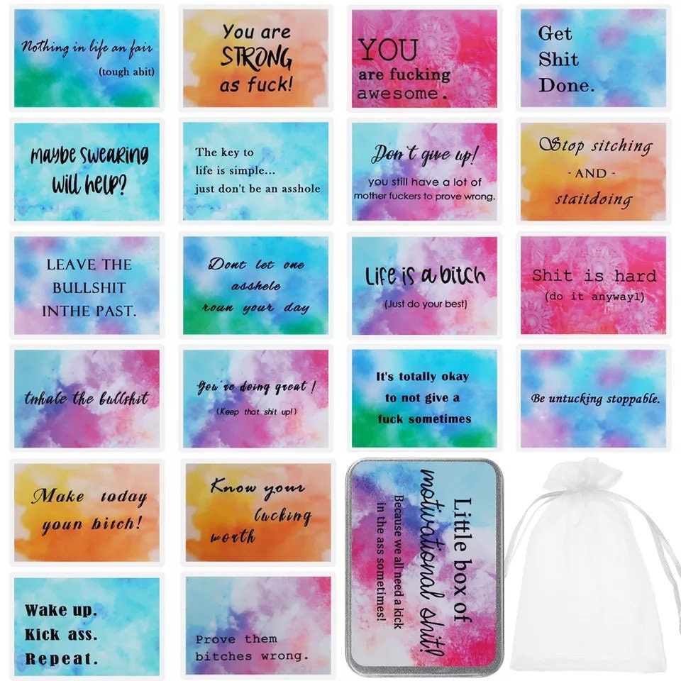 🔥HOT SALE-✡️Funny Motivation Cards Gift🎁