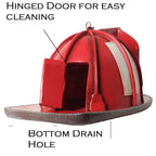 ⛑HOT SALE 50% OFF🐦️Retro Red Firefighter Helmet Bird House💖