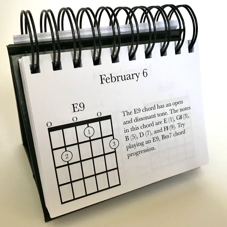 ✨Special Gift-🎸-365 Days Guitar Chords Calendar📅