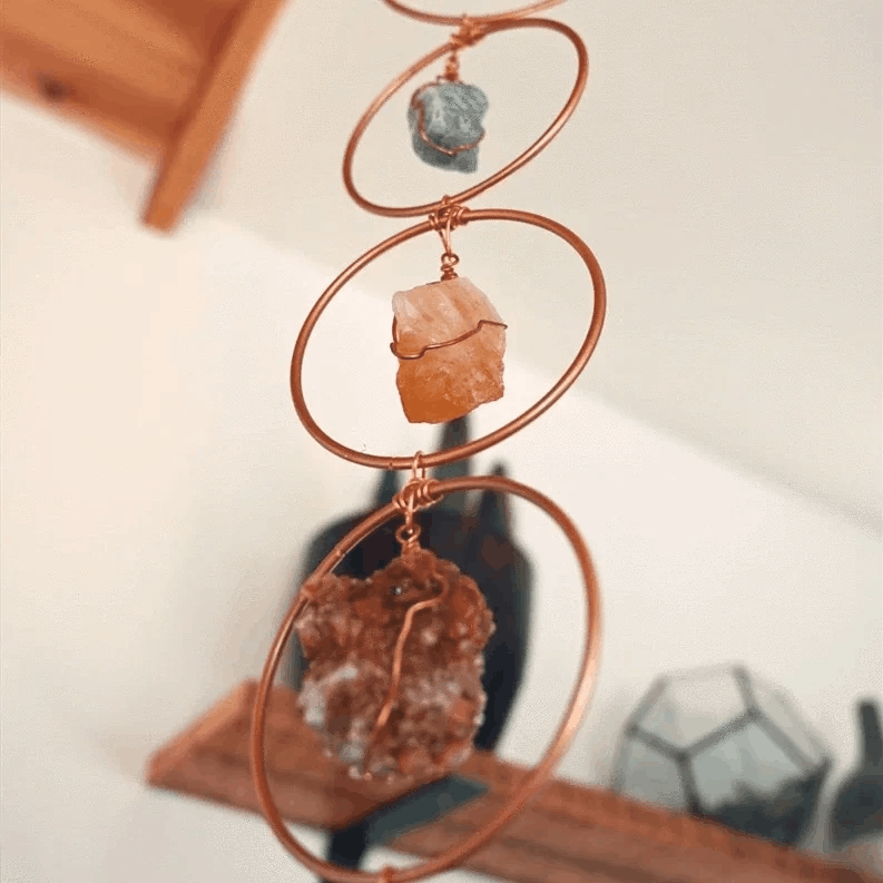 🔥Hot Sale🔥-Crystal 7 Chakra Gemstone Wall Decor